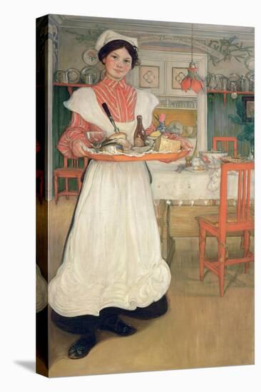 Martina Carrying Breakfast on a Tray, 1904-Carl Larsson-Premier Image Canvas