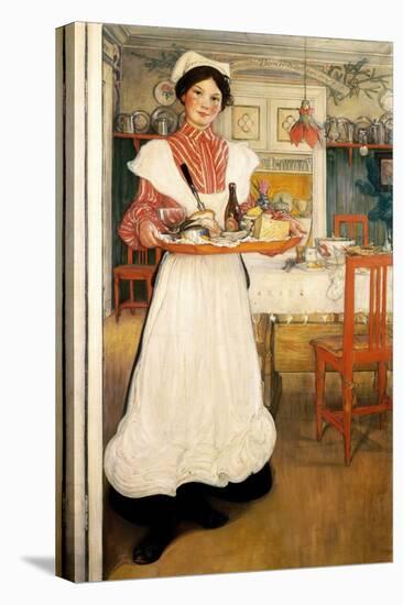 Martina Carrying Breakfast on a Tray, 1904-Carl Larsson-Premier Image Canvas