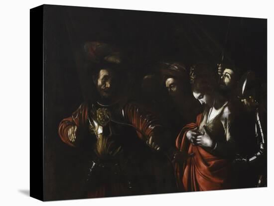 Martyrdom of Saint Ursula (Stares at Arrow in Her Chest)-Caravaggio-Stretched Canvas