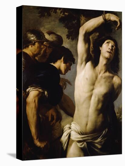 Martyrdom of St Sebastian-Andrea Vaccaro-Premier Image Canvas