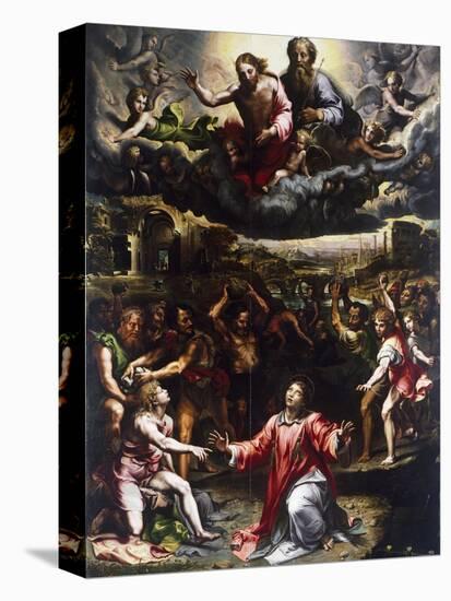 Martyrdom of St Stephen, Ca 1521-Giulio Romano-Premier Image Canvas