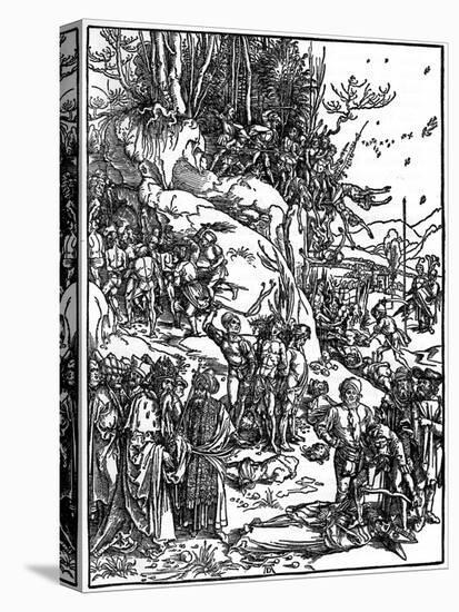 Martyrdom of the Ten Thousand Christians on Mt Ararat, 1495-1497-Albrecht Durer-Premier Image Canvas