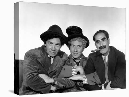 Marx Brothers - Chico Marx, Harpo Marx, Groucho Marx-null-Stretched Canvas