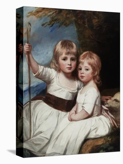 Mary and Louise Kent, C.1784-84-George Romney-Premier Image Canvas