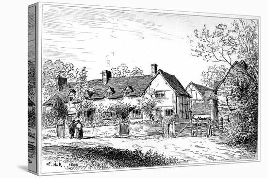 Mary Arden's Cottage at Wilmcote, Warwickshire, 1885-Edward Hull-Premier Image Canvas