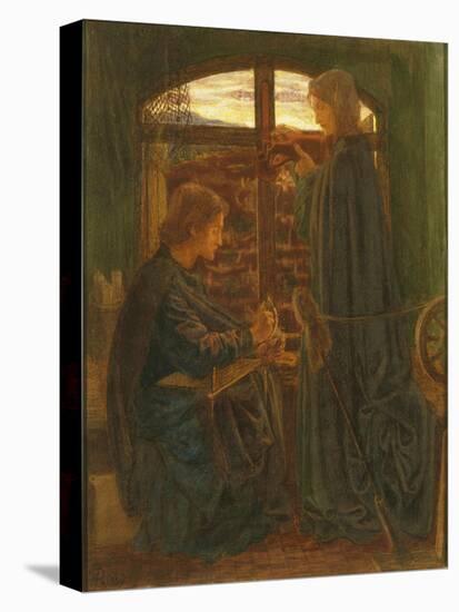 Mary in the House of St John-Dante Gabriel Rossetti-Premier Image Canvas