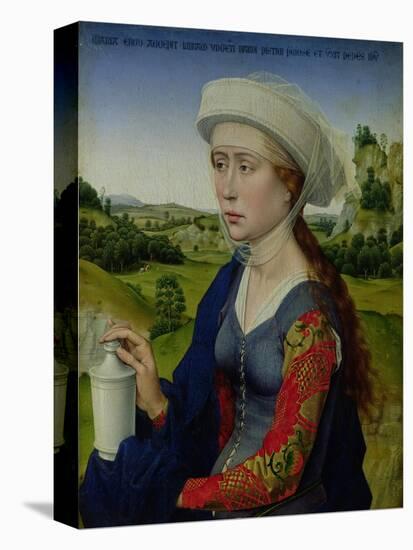 Mary Magdalene, from the Right Hand Panel of Triptych of the Braque Family-Rogier van der Weyden-Premier Image Canvas