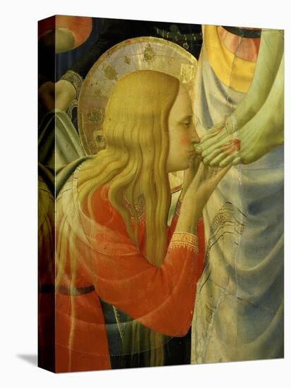 Mary Magdalene Kissing Christ's Feet, from the Deposition of Christ, 1435 (Detail)-Fra Angelico-Premier Image Canvas