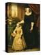 Mary, Queen of Scots (1542 - 1587), and Her Son James I (1566 - 1625)-Bernhard Lens-Premier Image Canvas