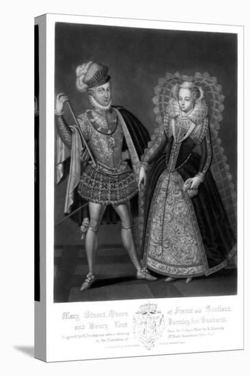 Mary Stuart, Queen of France and Scotland, and Henry Lord Darnley, Her Husband-Robert Dunkarton-Premier Image Canvas