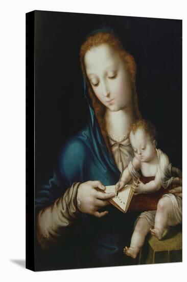 Mary Teaching Jesus to Write, 16th Century-Luis De Morales-Premier Image Canvas