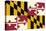 Maryland State Flag-Lantern Press-Stretched Canvas