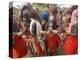 Masai Tribe, Masai Mara National Park, Kenya-Peter Adams-Premier Image Canvas