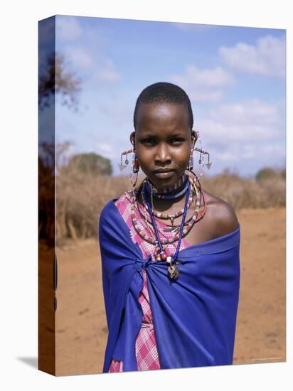 Masai Woman, Kenya, East Africa, Africa-Philip Craven-Premier Image Canvas