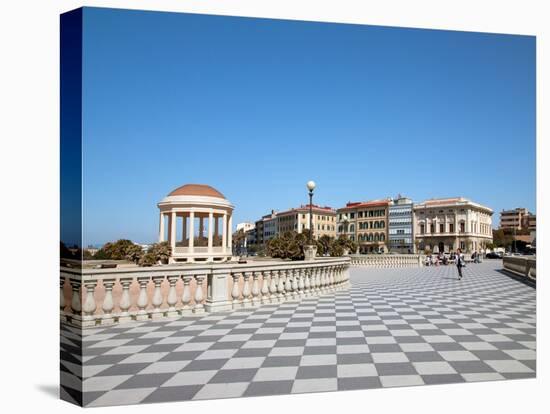 Mascagni Terrace (Terrazza Mascagni), Livorno, Tuscany, Italy, Europe-Adina Tovy-Premier Image Canvas