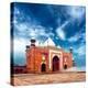 Masjid Mosque-Taj Mahal India-null-Stretched Canvas