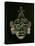 Mask in Jade and Shell Mosaic, Mayan Early Classical period 300-600 AD, Tikal, Guatemala-null-Premier Image Canvas