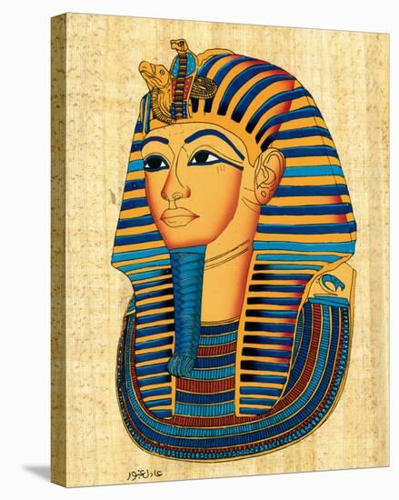 Mask of King Tutankhamun-null-Stretched Canvas