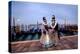 Masks and Costumes at St. Mark's Square During Venice Carnival, Venice, Veneto, Italy, Europe-Carlo Morucchio-Premier Image Canvas