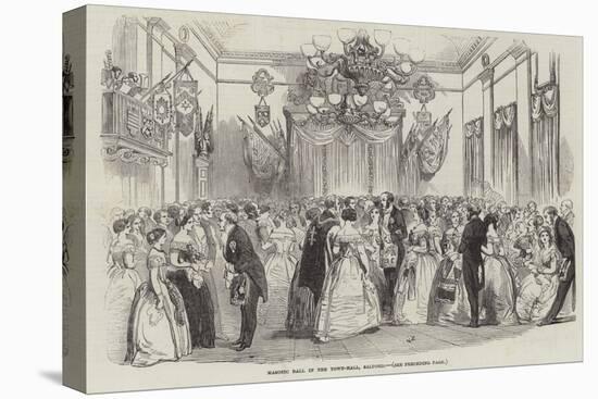 Masonic Ball in the Town-Hall, Salford-null-Premier Image Canvas