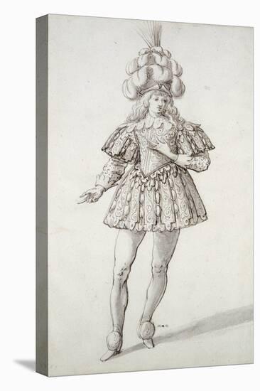 Masquer with Feathers and Plume-Inigo Jones-Premier Image Canvas