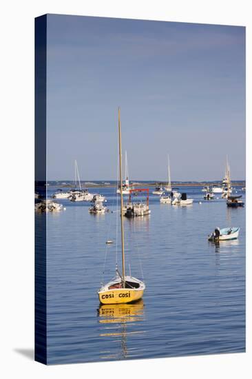 Massachusetts, Cape Cod, Provincetown, the West End, Boats-Walter Bibikow-Premier Image Canvas