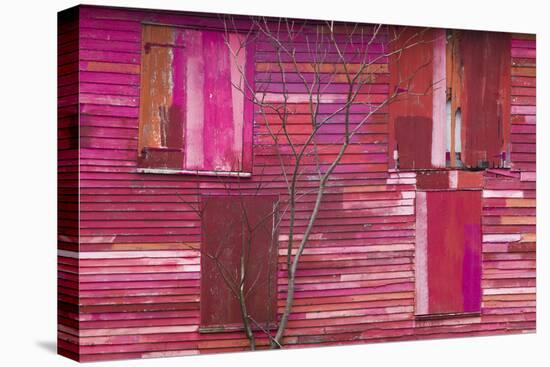 Massachusetts, North Adams, Old Red Building-Walter Bibikow-Premier Image Canvas