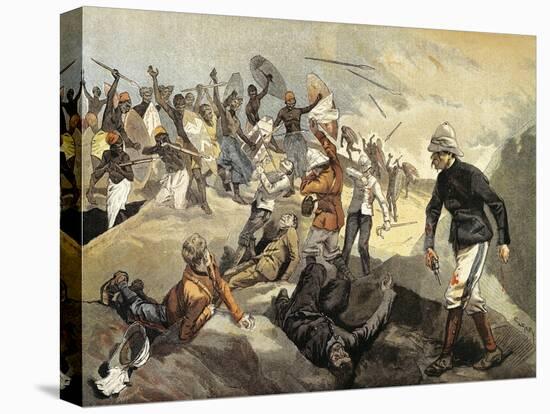 Massacre at British Mission, January 1897, Colonial Wars, Benin-null-Premier Image Canvas