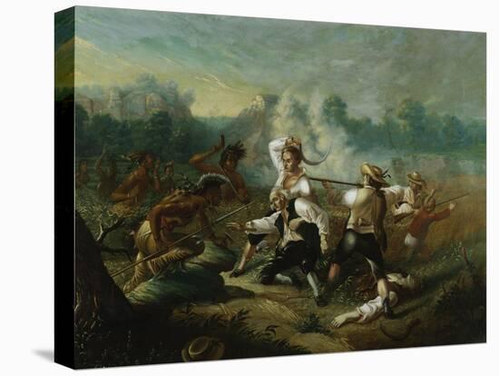 Massacre at Wyoming Valley-Eugène Boudin-Premier Image Canvas