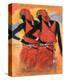 Massai Twins-Joadoor-Stretched Canvas