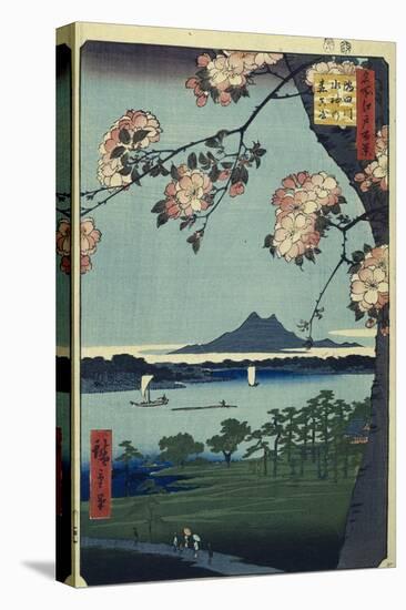 Massaki and the Suijin Grove by the Sumida River (One Hundred Famous Views of Edo). 1856-58-Utagawa Hiroshige-Premier Image Canvas