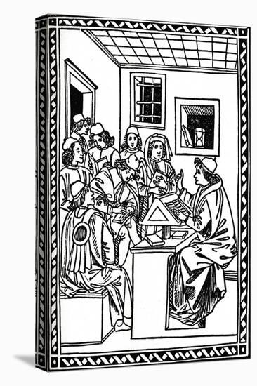 Master with His Students. (Christoforo Landino), 1492, (1917)-null-Premier Image Canvas