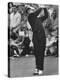 Masters Golf Tournament Winner Gary Player, Teeing Off-George Silk-Premier Image Canvas