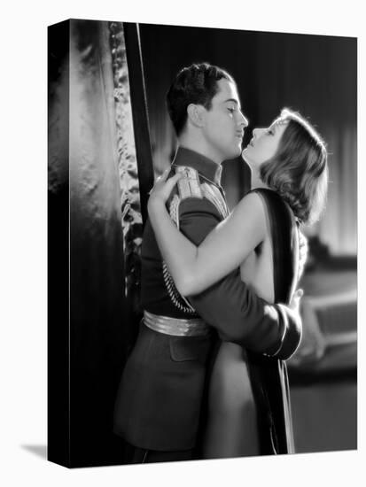 MATA HARI, 1932 directed by GEORGE FITZMAURICE Ramon Novarro / Greta Garbo (b/w photo)-null-Stretched Canvas