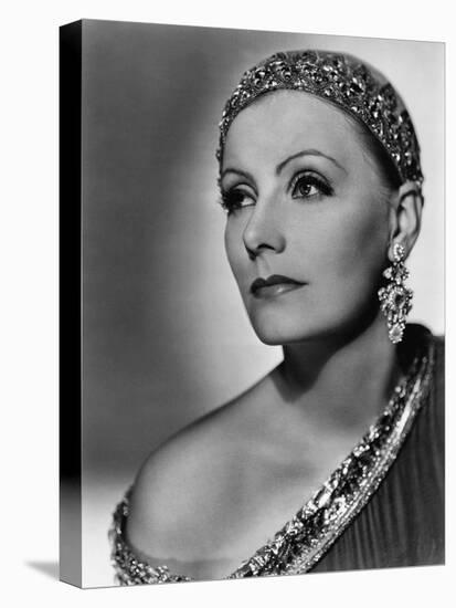 Mata Hari, Greta Garbo, Portrait by Clarence Sinclair Bull, 1931-null-Stretched Canvas