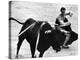 Matador Julian Marin and Bull in the Ring During a Bullfight Celebrating the Fiesta de San Ferman-Tony Linck-Premier Image Canvas