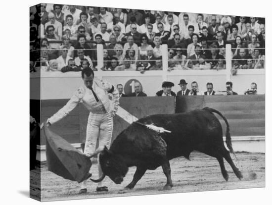Matador Luis Miguel Dominguin During Bullfight-James Burke-Premier Image Canvas