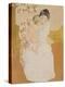 Maternal Caress-Mary Cassatt-Premier Image Canvas