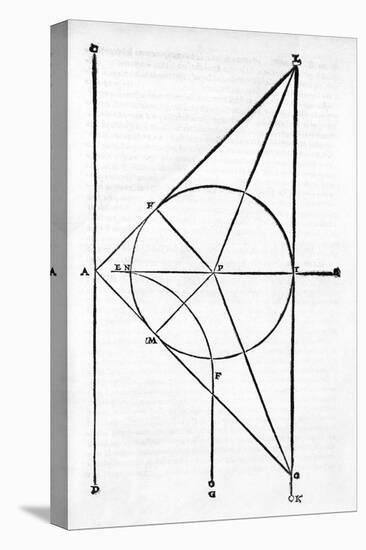 Mathematical Diagram by Niccolo Tartaglia-Middle Temple Library-Premier Image Canvas