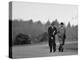 Mathematicians Albert Einstein and Kurt Godel Taking a Walk-Leonard Mccombe-Premier Image Canvas