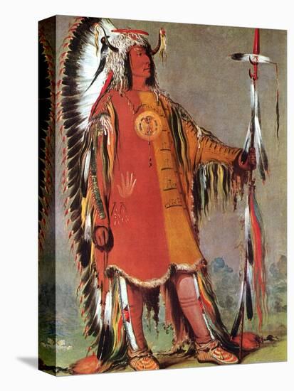 Mato-Tope, Second Chief of the Mandans, 1832-George Catlin-Premier Image Canvas