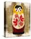 Matryoshka, Russian Doll Elena-null-Stretched Canvas