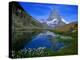 Matterhorn and the Riffelsee, Valais, Switzerland-Gareth McCormack-Premier Image Canvas