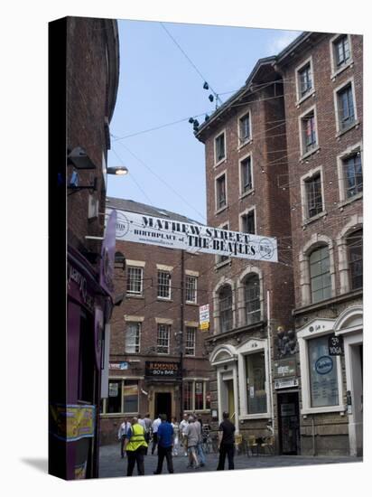 Matthew Street, Site of the Original Cavern Club Where the Beatles First Played-Ethel Davies-Premier Image Canvas