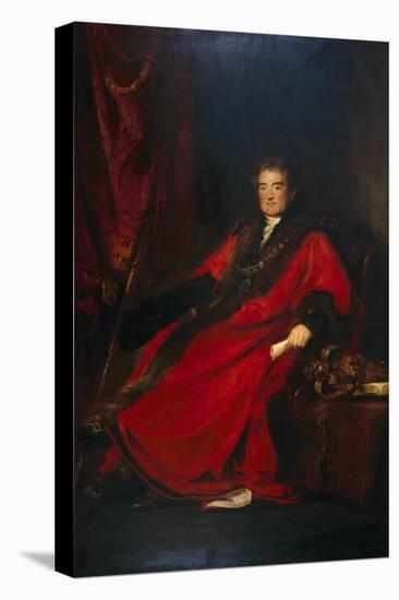 Matthias Prime Lucas, Lord Mayor 1827 and President of St. Batholomew's Hospital-David Wilkie-Premier Image Canvas