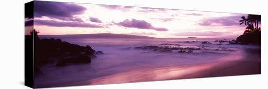 Maui Coast at Sunset, Makena, Maui, Hawaii, USA-null-Premier Image Canvas