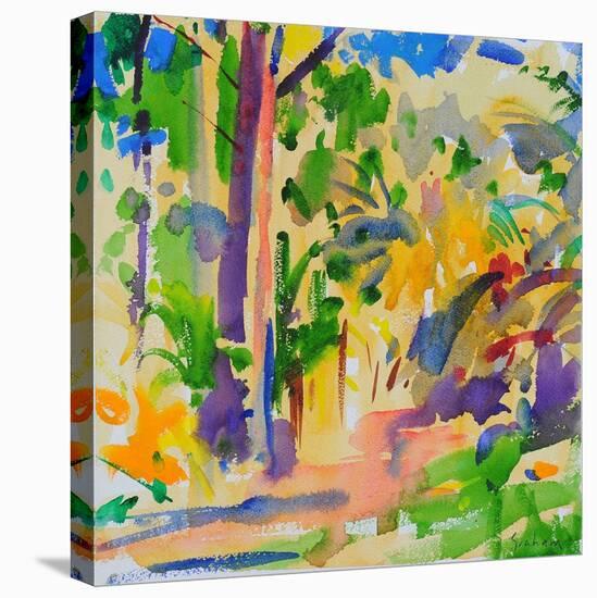 Maui Rainforest, 2023 (Watercolour)-Peter Graham-Premier Image Canvas