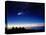 Mauna Kea Observatory & Comet Hale-Bopp-David Nunuk-Premier Image Canvas
