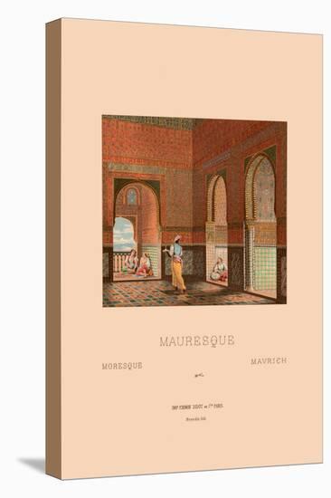 Mauresque Interior-Racinet-Stretched Canvas