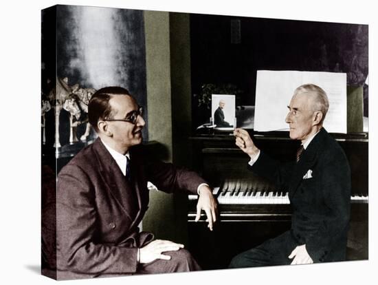 Maurice Ravel and Jacques Fevrier-null-Premier Image Canvas